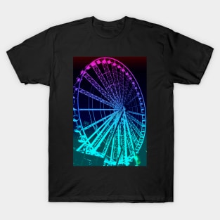 Pastel Brisbane City - Wheel of Brisbane T-Shirt